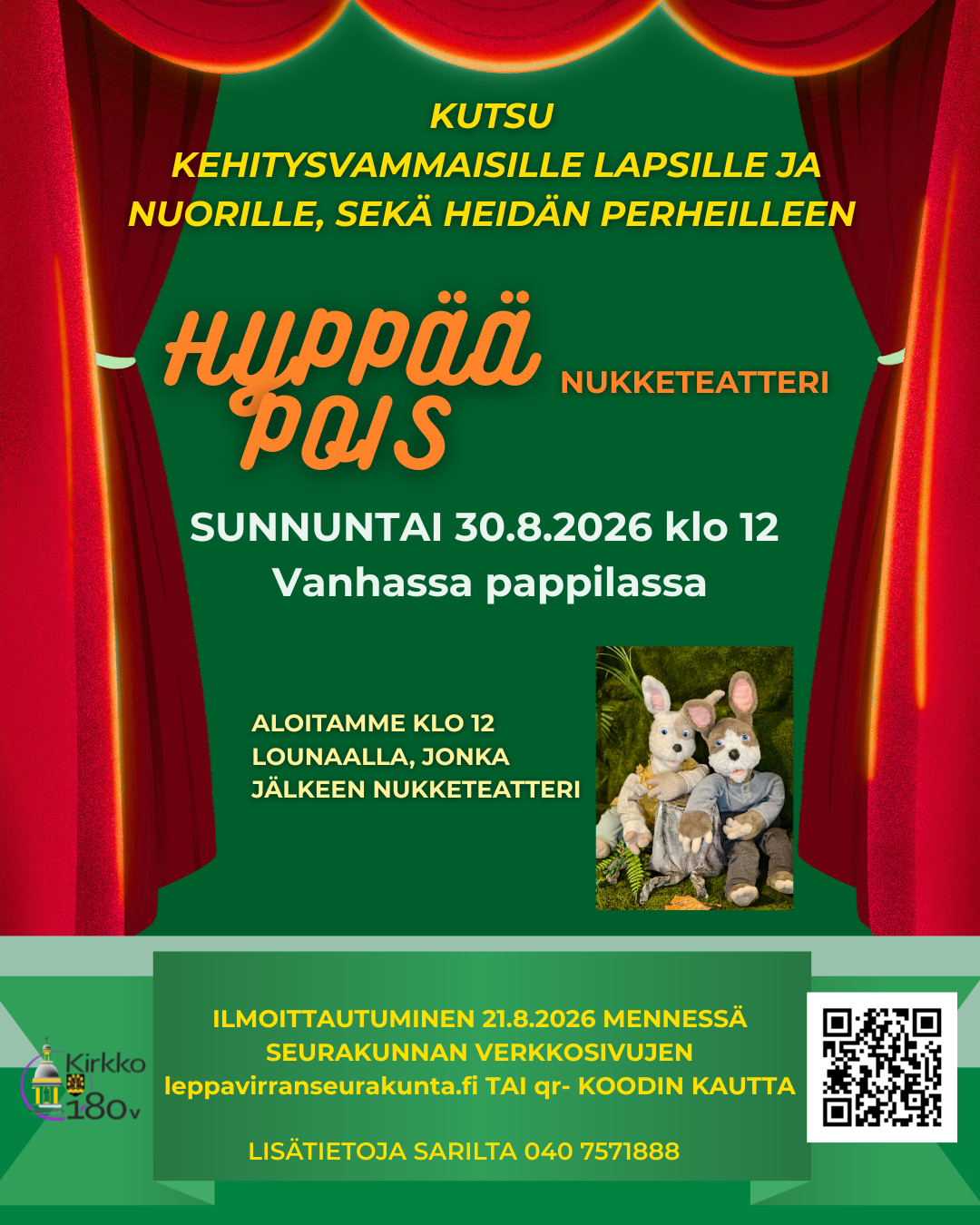 Hyppää pois nukketeatteri esitys