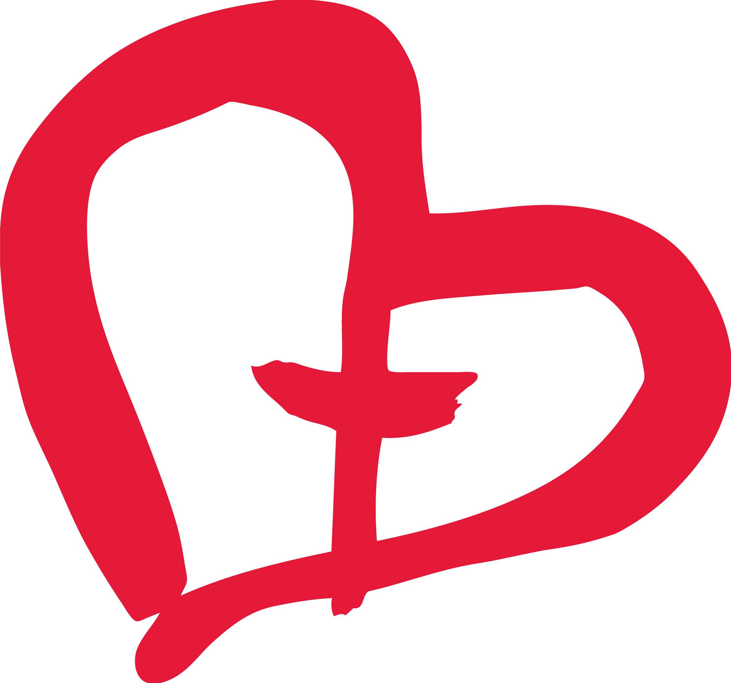 YV-myyjäiset Yhteisvastuun logo, sydän jonka keskellä on risti