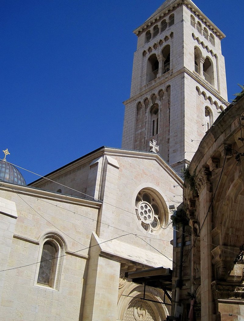 Jerusalemissa olevan Vapahtajan-kirkon torni
