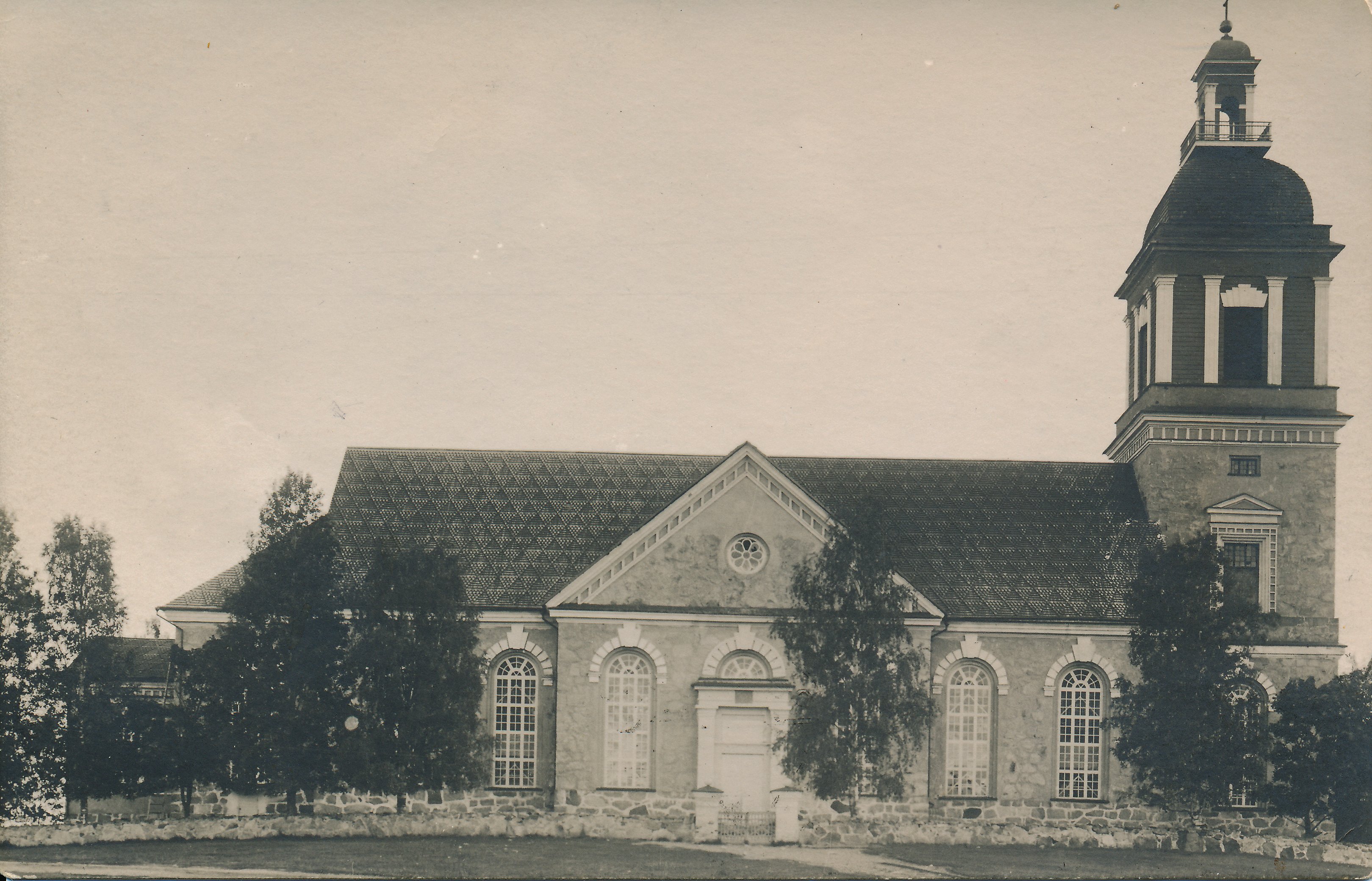 Leppävirran kirkko noin vuodelta 1900.