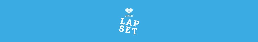 Sinisellä pohjalla teksti Verkosto Lapset